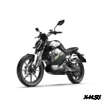 Электромотоцикл WHITE SIBERIA SUPER SOCO TSX (Серый)