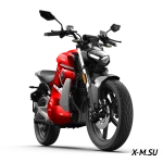 Электромотоцикл WHITE SIBERIA SUPER SOCO TS STREET HUNTER PRO (Красный)