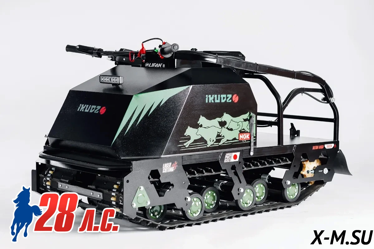Мотобуксировщик IKUDZO TERRAIN 1500/700 EKR28 (с реверсом) Мотобуксировщик IKUDZO TERRAIN 1500/700 EKR28 (с реверсом)