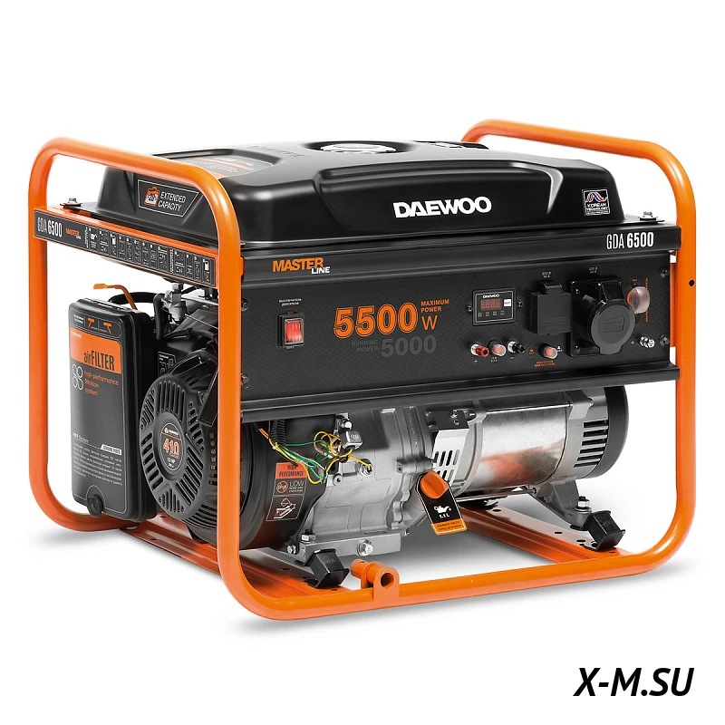 Генератор бензиновый DAEWOO GDA 6500E Генератор бензиновый DAEWOO GDA 6500E