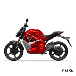 Электромотоцикл WHITE SIBERIA SUPER SOCO TS STREET HUNTER PRO (Красный)