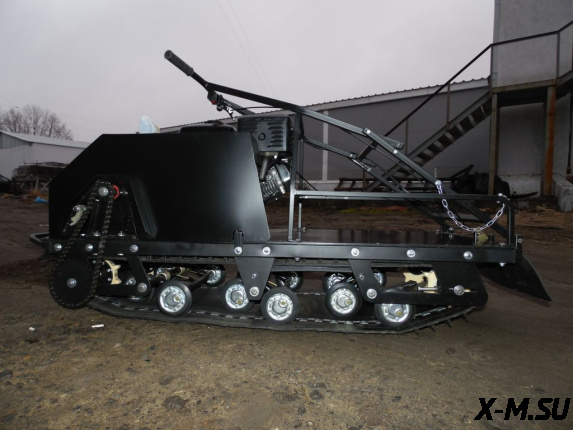 Мотобуксировщик AhtaR Зима 15 л/с с вариатором