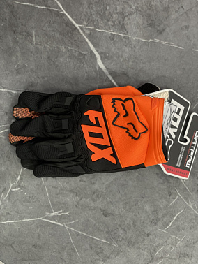 Перчатки детские FOX XD2-1-1 цв. Оранжево-черный  р. XS