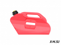 Канистра 5л красная для кофра TESSERACT, для ATV AODES PATHCROSS 650-1000