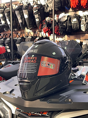 Шлем интеграл HETOSHI DOT CARBON FIBER XD1-472 цв.Черный р. L