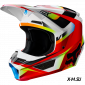 Мотошлем подростковый Fox V1 Motif Youth Helmet Red/White