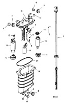 Модуль подачи топлива 4-Х ТАКТНОГО ПЛМ MERCURY 135 Серийный номер от 1B517159 и выше
