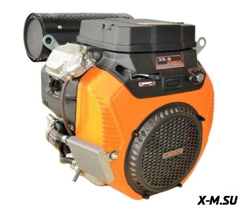 Двигатель Lifan LF2V80F-A, 29 л.с. D25, 3А, м/радиатор, счетчик моточасов